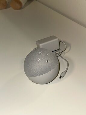 Amazon Alexa Gray Smart Speaker with Charger